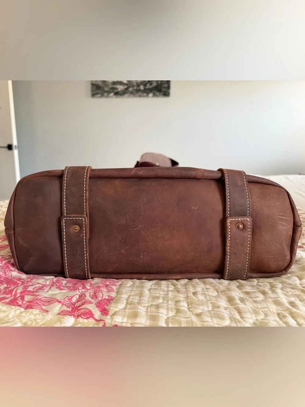 Oak River Company tote with wallet